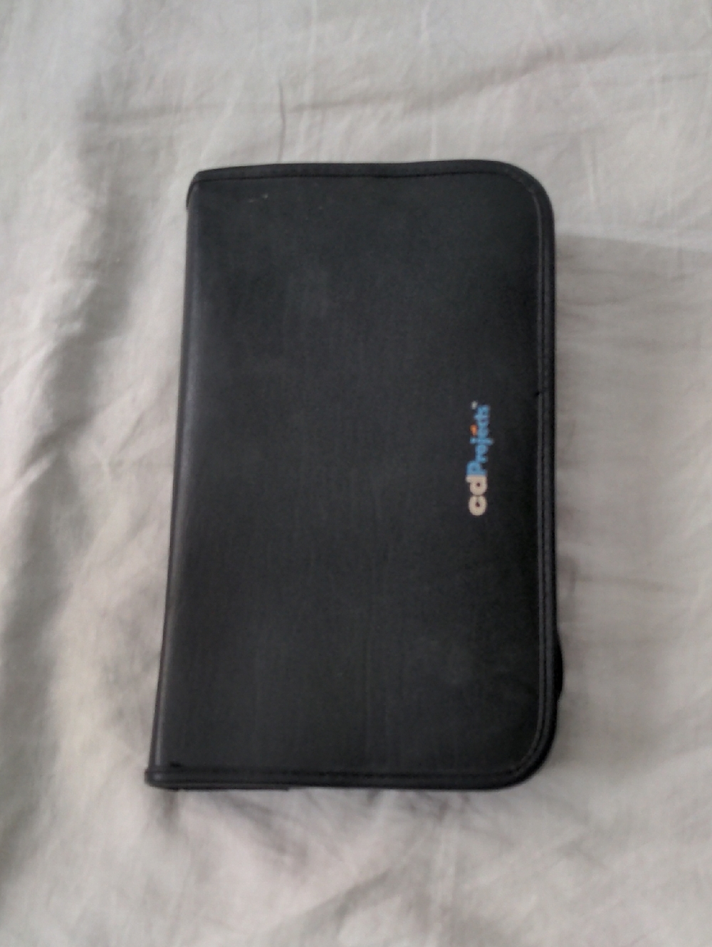Cdprojects Faux Leather 50 Count Zippered CD DVD Travel Case